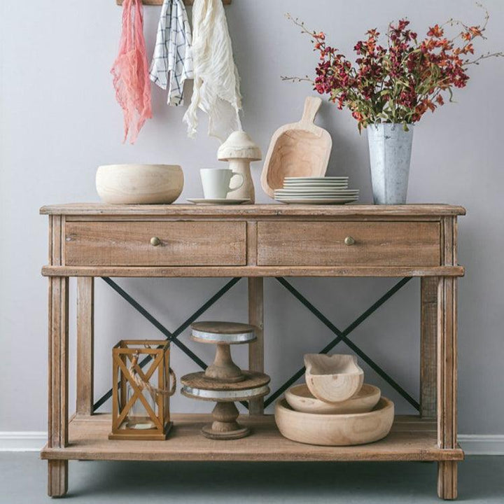 Emer Retro Console Table - HomeCozify