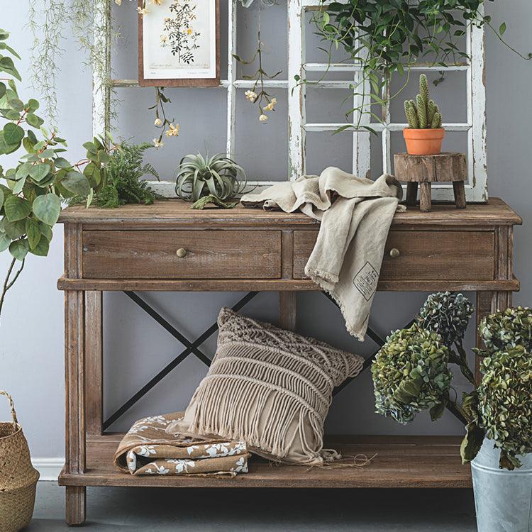 Emer Retro Console Table - HomeCozify