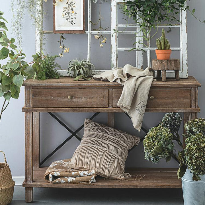 Emer Retro Console Table - HomeCozify