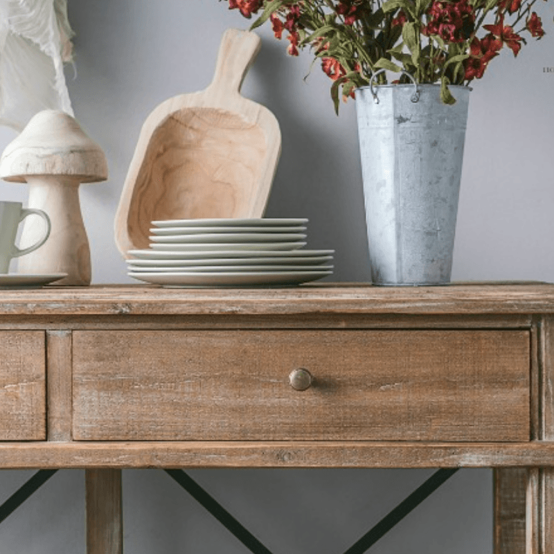 Emer Retro Console Table - HomeCozify