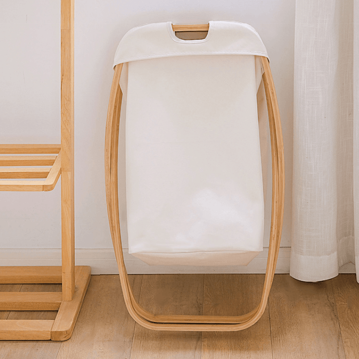 Enim Bamboo Laundry Basket - HomeCozify