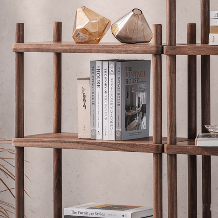 Erika Solid Wood Bookcase - HomeCozify