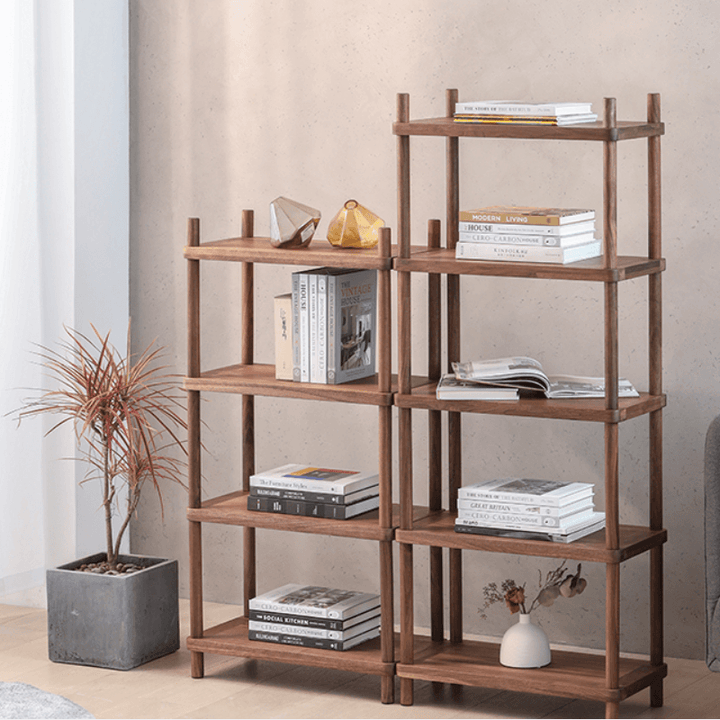 Erika Solid Wood Bookcase - HomeCozify