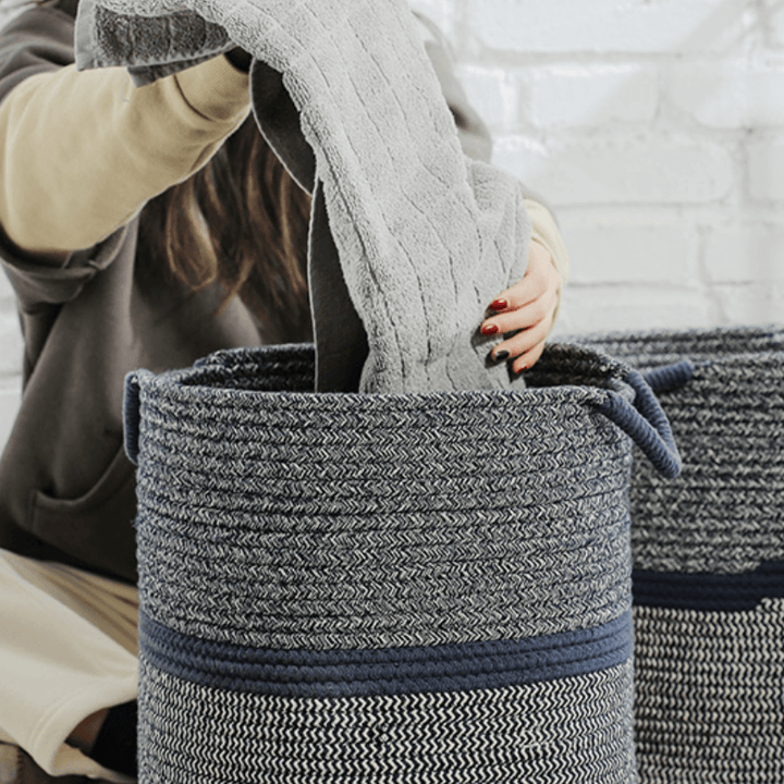 Fabian Cotton Storage Basket (Set of 2) - HomeCozify