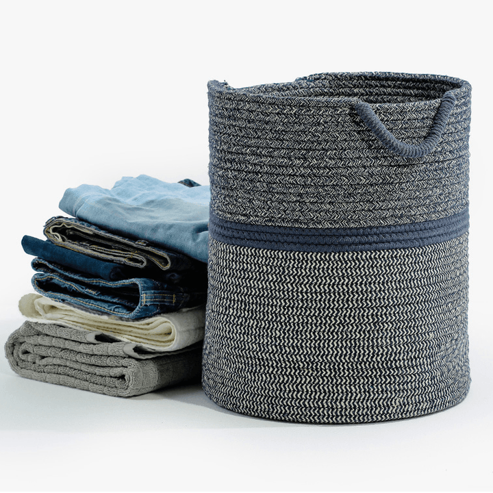 Fabian Cotton Storage Basket (Set of 2) - HomeCozify