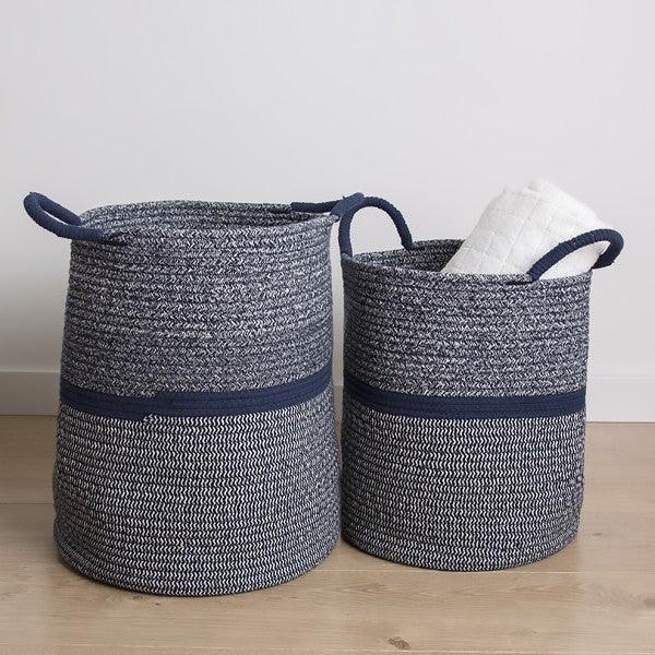 Fabian Cotton Storage Basket (Set of 2) - HomeCozify