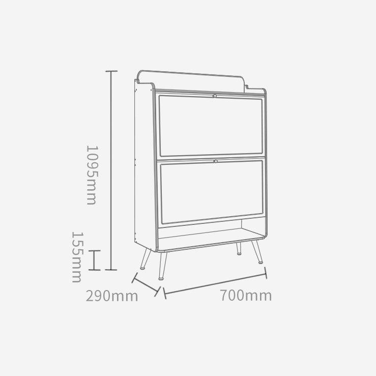 Francesco Shoe Storage Cabinet - HomeCozify