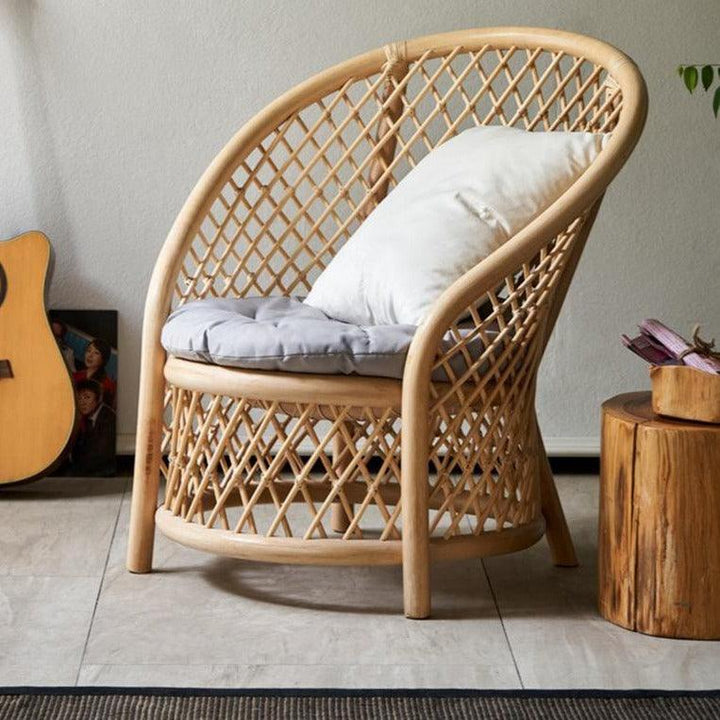 Galyna Rattan Balloon Chair - HomeCozify