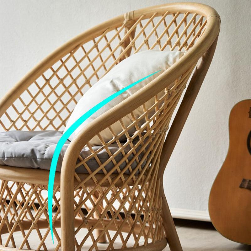 Galyna Rattan Balloon Chair - HomeCozify