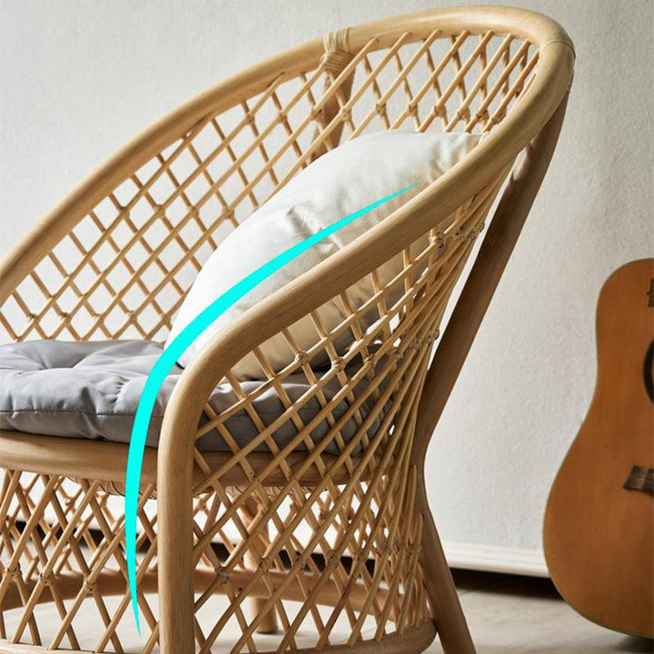 Galyna Rattan Balloon Chair - HomeCozify