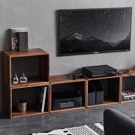 Ganna Free Transformation Bookcase/Side Table - HomeCozify