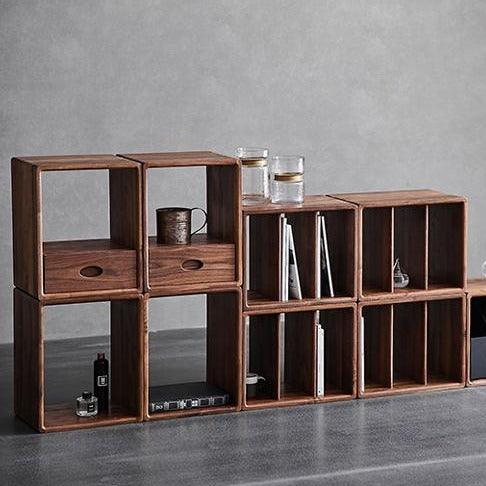Ganna Free Transformation Bookcase/Side Table - HomeCozify