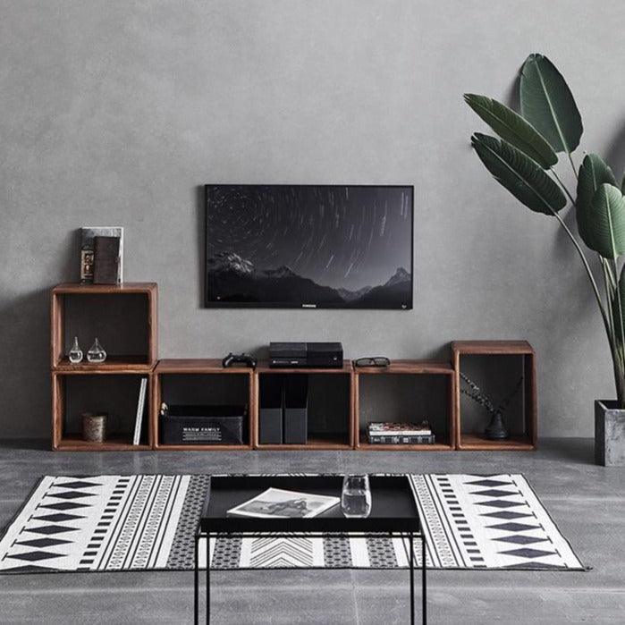 Ganna Free Transformation Bookcase/Side Table - HomeCozify