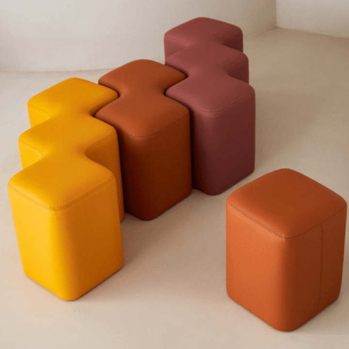 Gennady Creative Puzzle Ottoman - HomeCozify