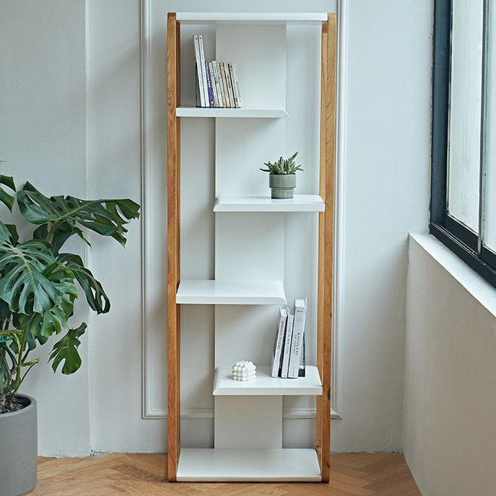 Gizela Solid Wood Bookcase - HomeCozify