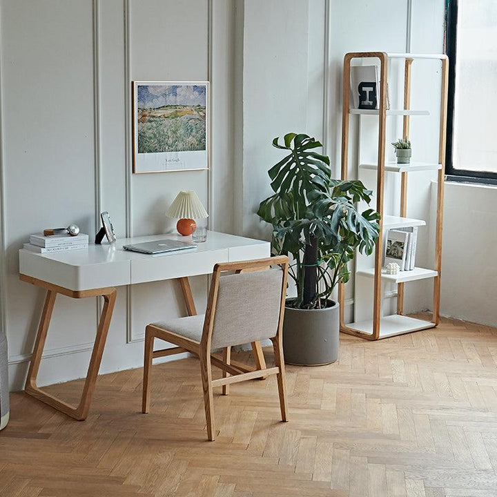 Gizela Solid Wood Bookcase - HomeCozify