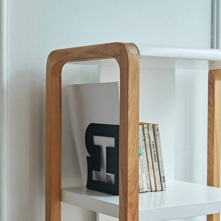 Gizela Solid Wood Bookcase - HomeCozify