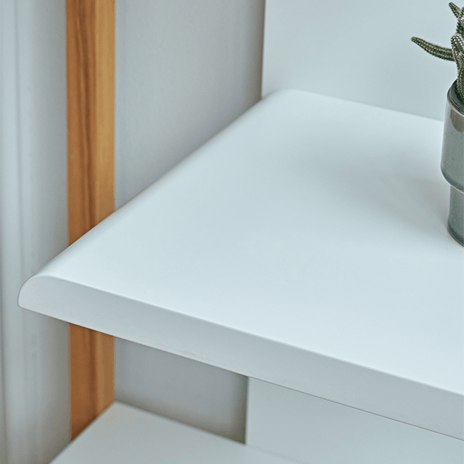 Gizela Solid Wood Bookcase - HomeCozify