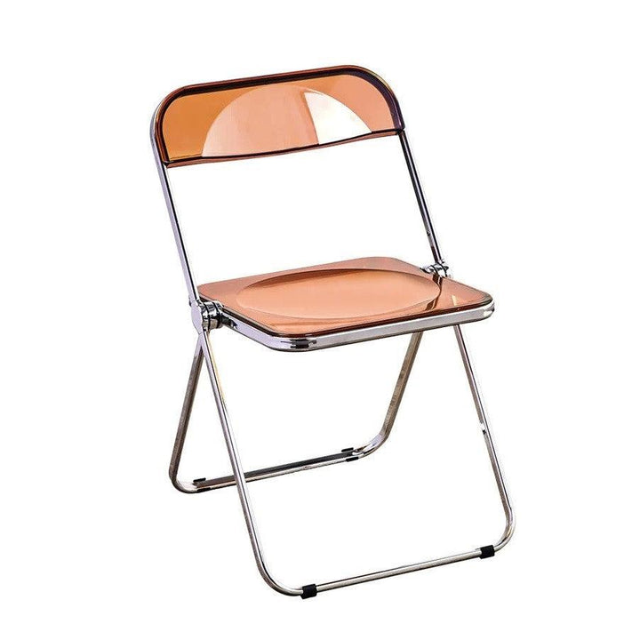 Greta Acrylic Folding Dining Chair (Set of 2) - HomeCozify