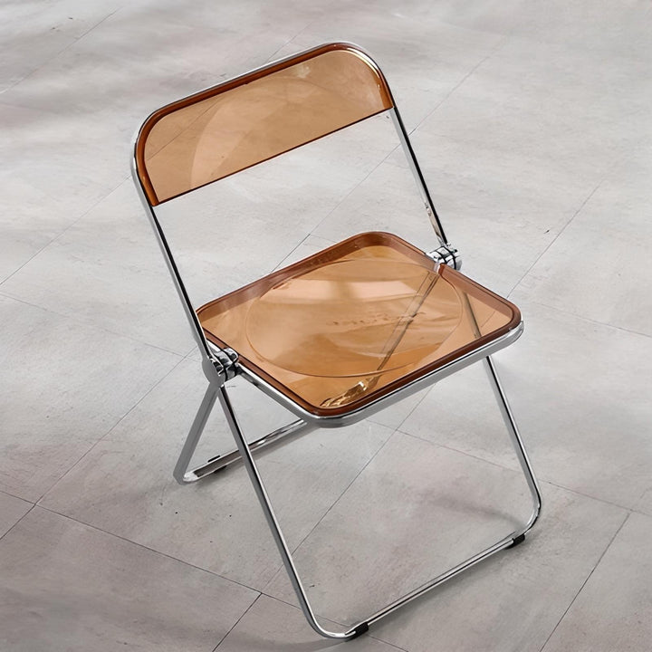 Greta Acrylic Folding Dining Chair - HomeCozify