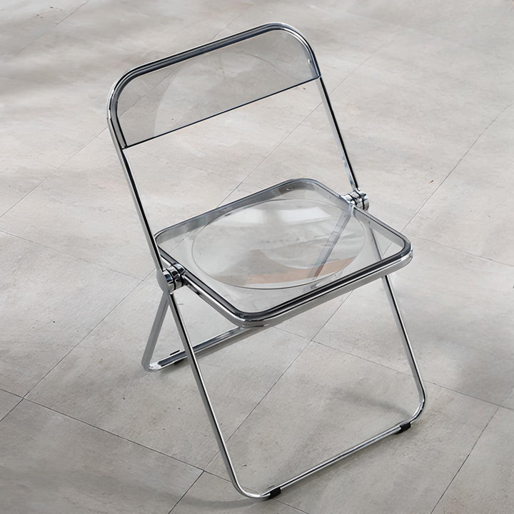 Greta Acrylic Folding Dining Chair - HomeCozify