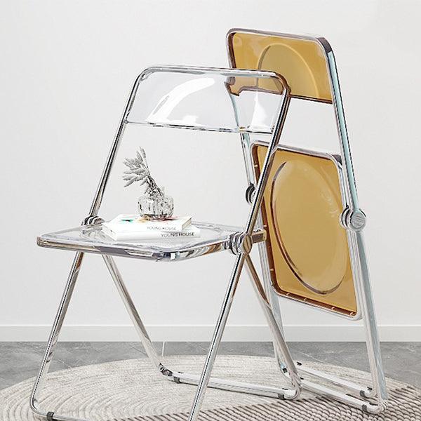 Greta Acrylic Folding Dining Chair (Set of 2) - HomeCozify