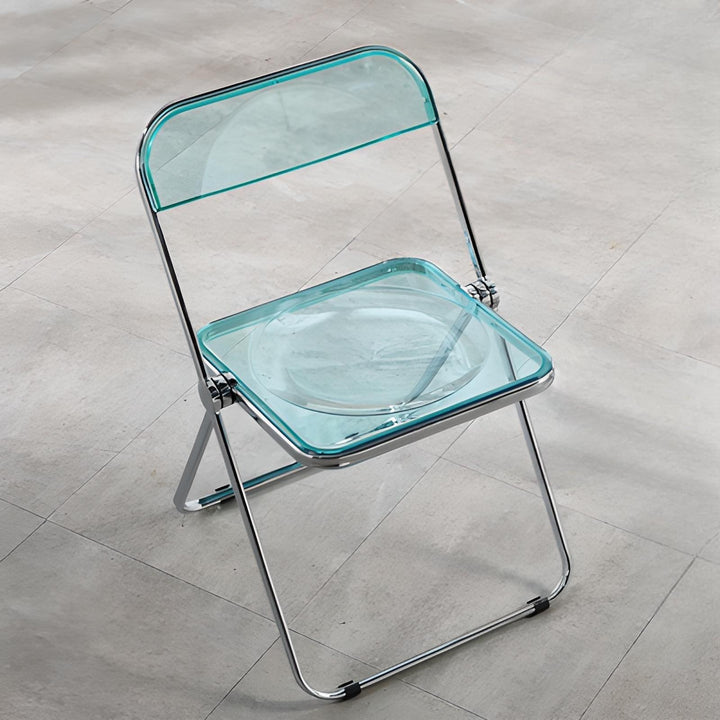 Greta Acrylic Folding Dining Chair - HomeCozify