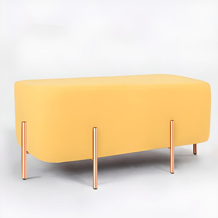 Halina Rectangle Ottoman - HomeCozify