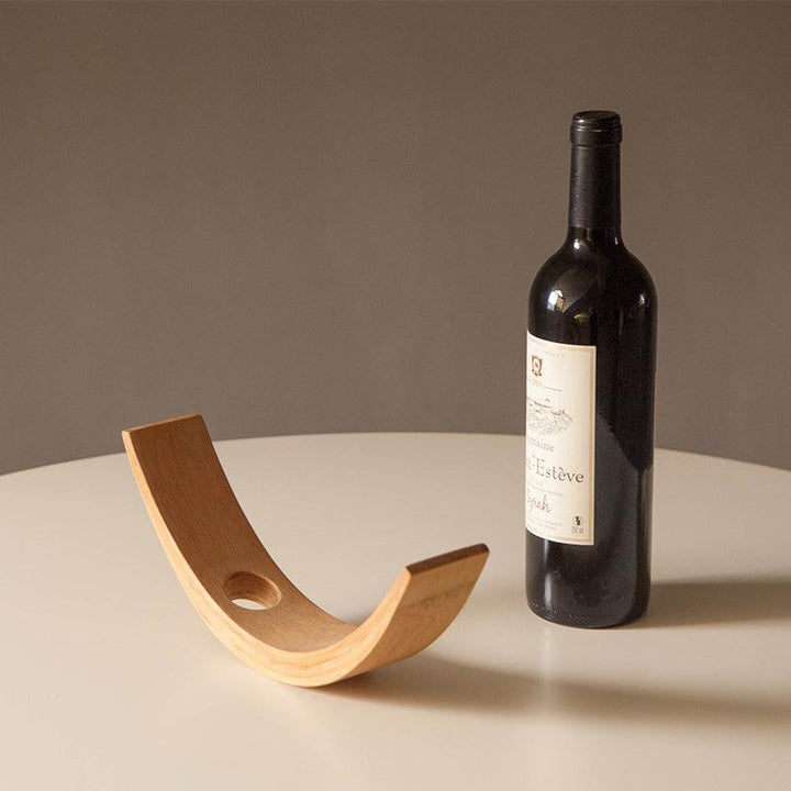 Handmade Tabletop Wine Bottle Rack - HomeCozify