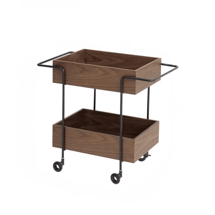 Imogen Wood Kitchen Trolley - HomeCozify