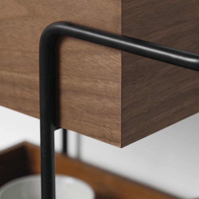 Imogen Wood Kitchen Trolley - HomeCozify