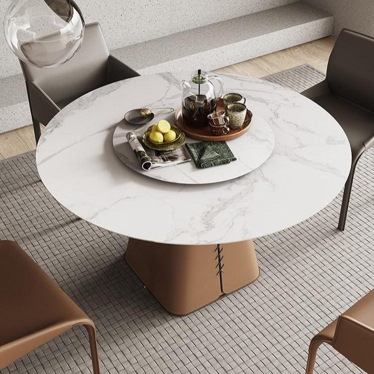Jablan Round Dining Table - HomeCozify