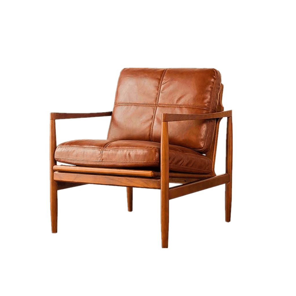 Karola Leather Sofa - HomeCozify