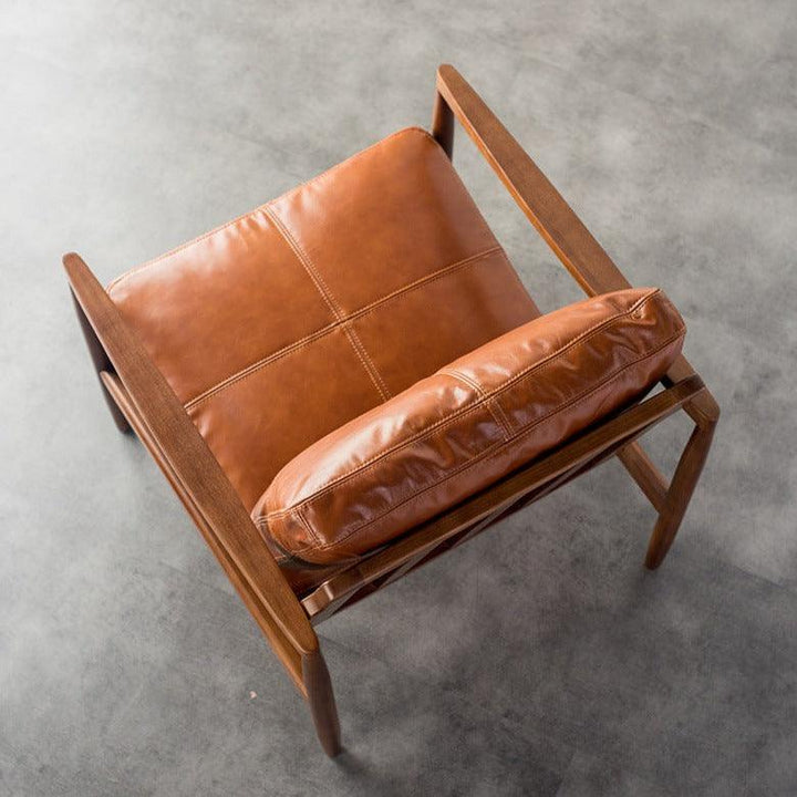 Karola Leather Sofa - HomeCozify