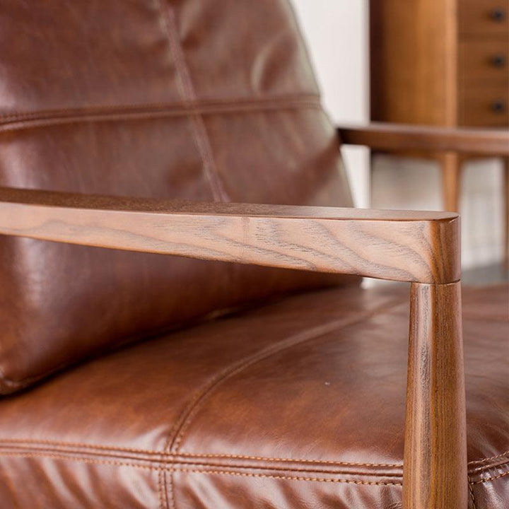 Karola Leather Sofa - HomeCozify