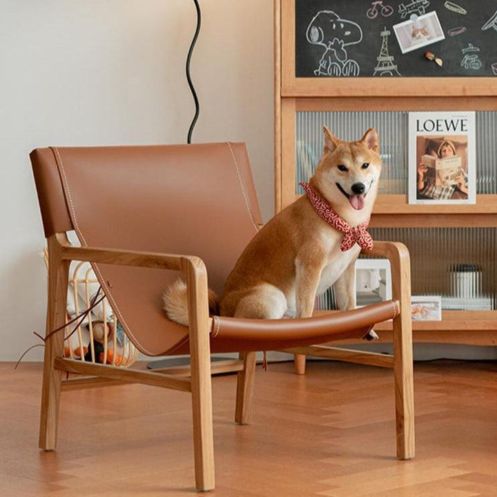 Keleman Faux Leather Single Armchair - HomeCozify