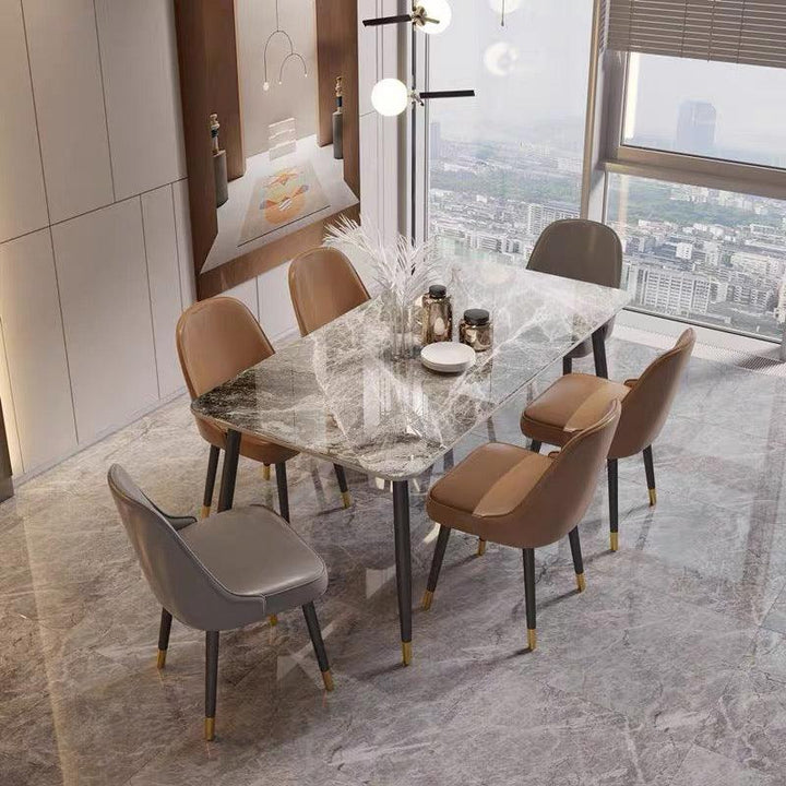 Kelsey Marble Dining Table - HomeCozify