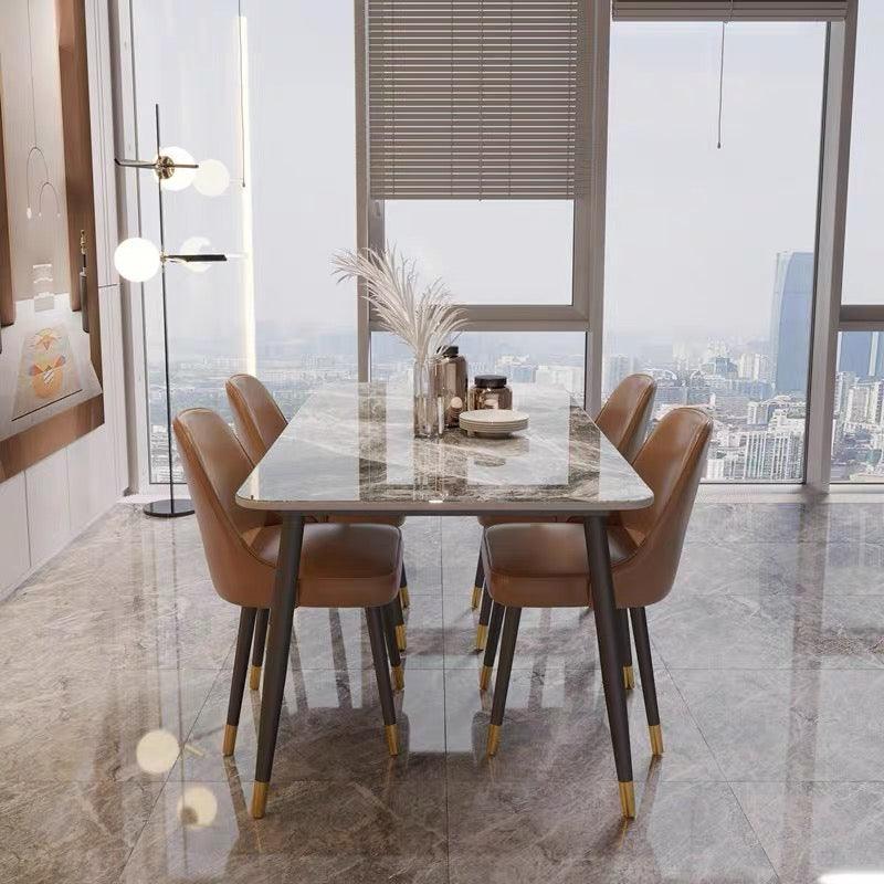 Kelsey Marble Dining Table - HomeCozify