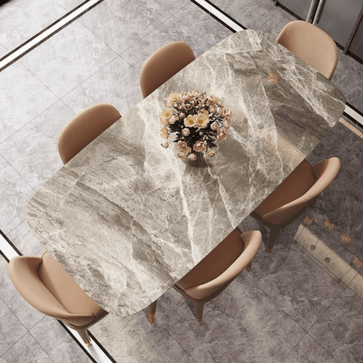 Kelsey Marble Dining Table - HomeCozify