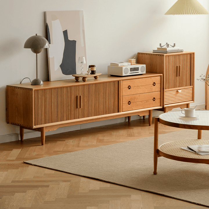 Klaus Cherrywood TV Stand - HomeCozify