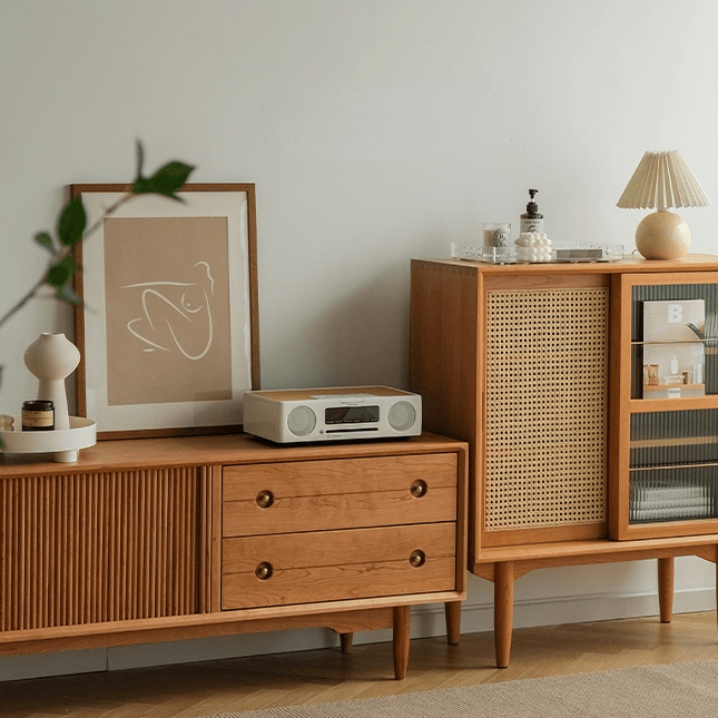 Klaus Cherrywood TV Stand - HomeCozify