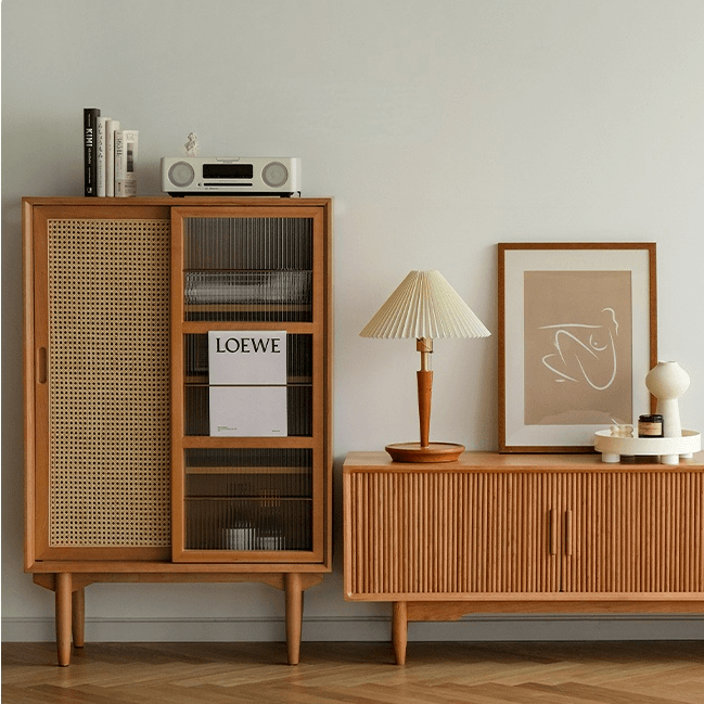 Klaus Cherrywood TV Stand - HomeCozify