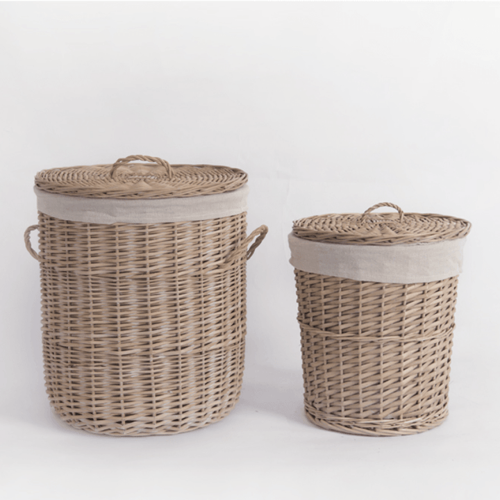 Kolos Rattan Laundry Basket(set of 3) - HomeCozify