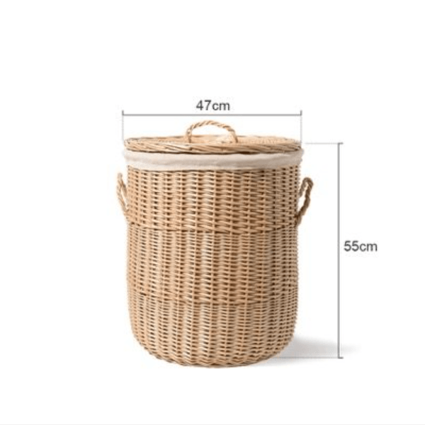 Kolos Rattan Laundry Basket(set of 3) - HomeCozify