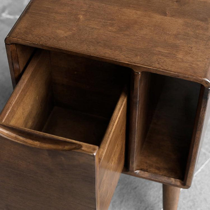 Lazlo Solid Wood Night Stand - HomeCozify