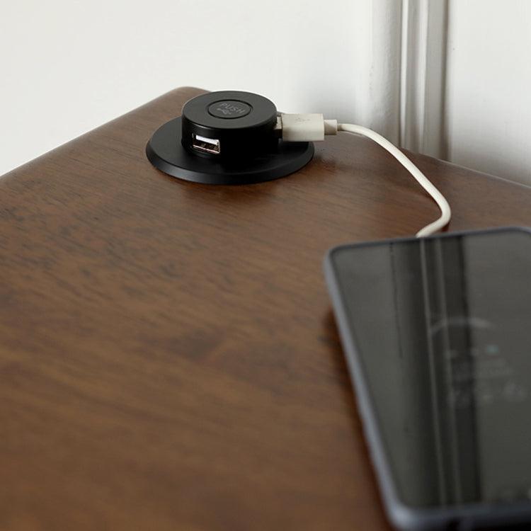 Lazlo Solid Wood Night Stand - HomeCozify