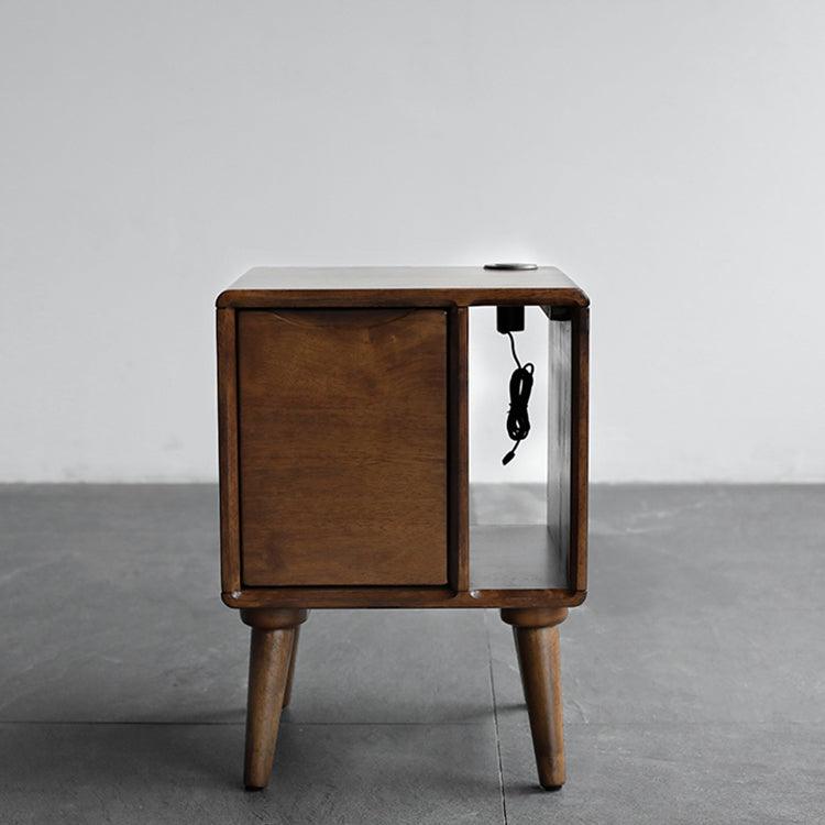 Lazlo Solid Wood Night Stand - HomeCozify
