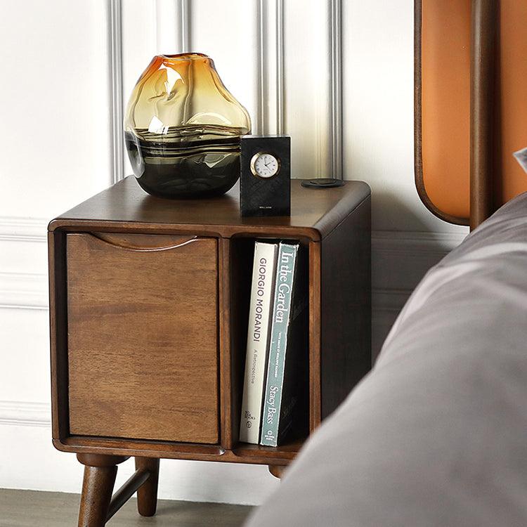 Lazlo Solid Wood Night Stand - HomeCozify