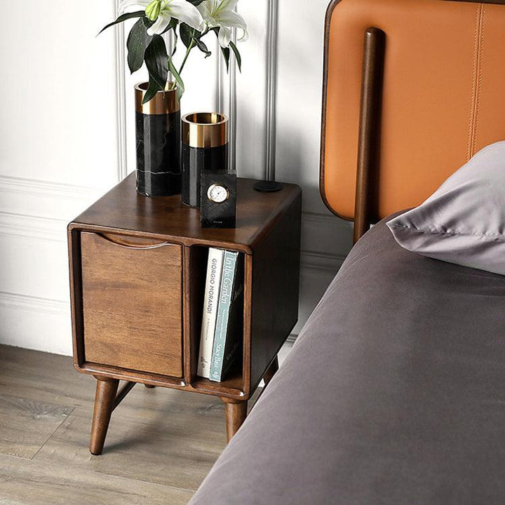 Lazlo Solid Wood Night Stand - HomeCozify