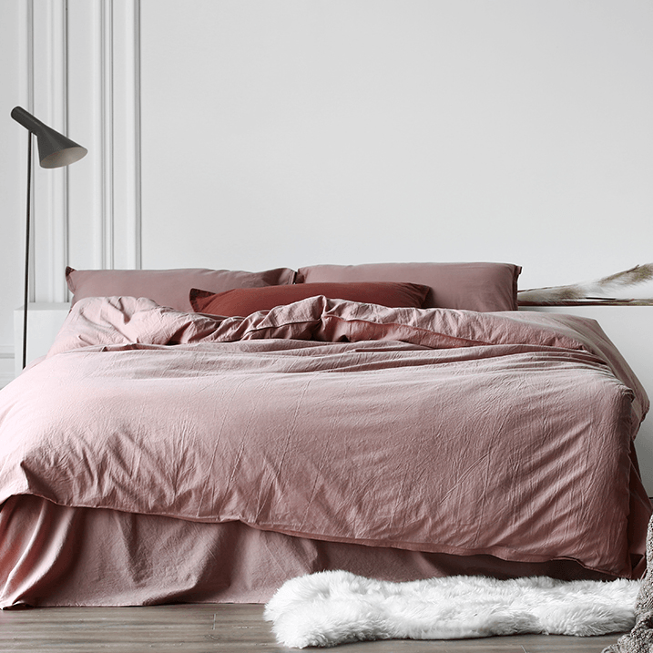 Liliya 4 Pieces Cotton Sheet Set - HomeCozify